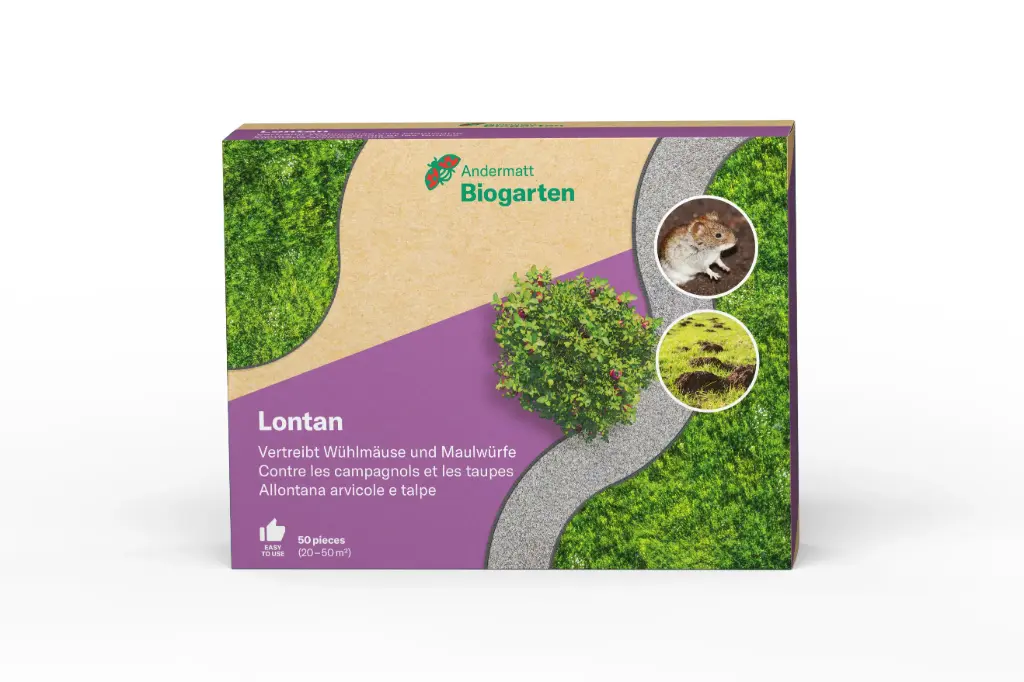 Repellente contro arvicole & talpe ‘Lontan palline’