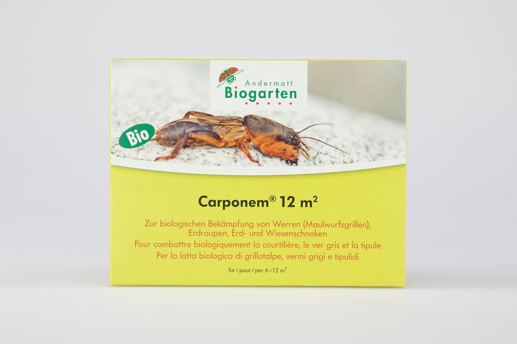 Carponem® - Carte de commande contre la courtilière,  le ver gris et la tipule
